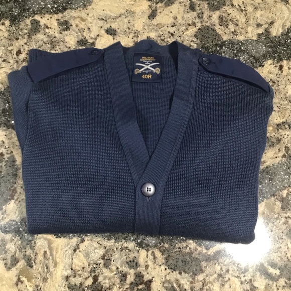 Other - Vintage Blue Button-up Cardigan. Sz. 40R GUC.
